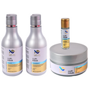 Kit Completo LuFi Hair para Cabelos Frágeis (Shampoo, Máscara, Condicionador e Ampola)